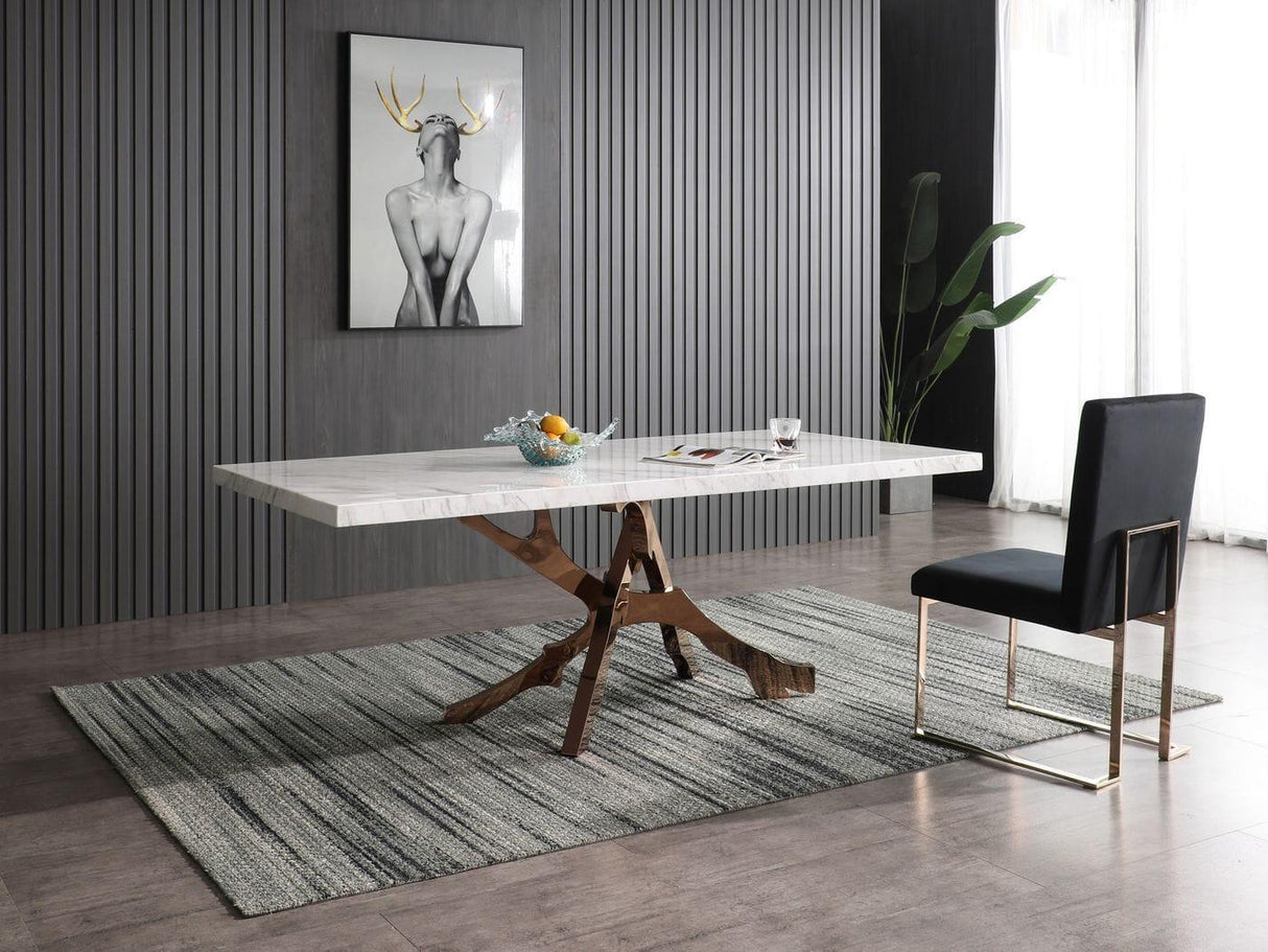 Modrest Legend Modern Dining Table - galleria furniture outlet