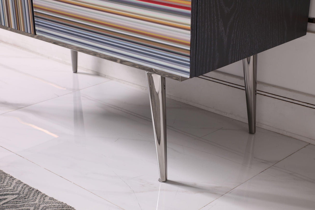 Modrest Macoy Modern Wine Cabinet - galleria furniture outlet