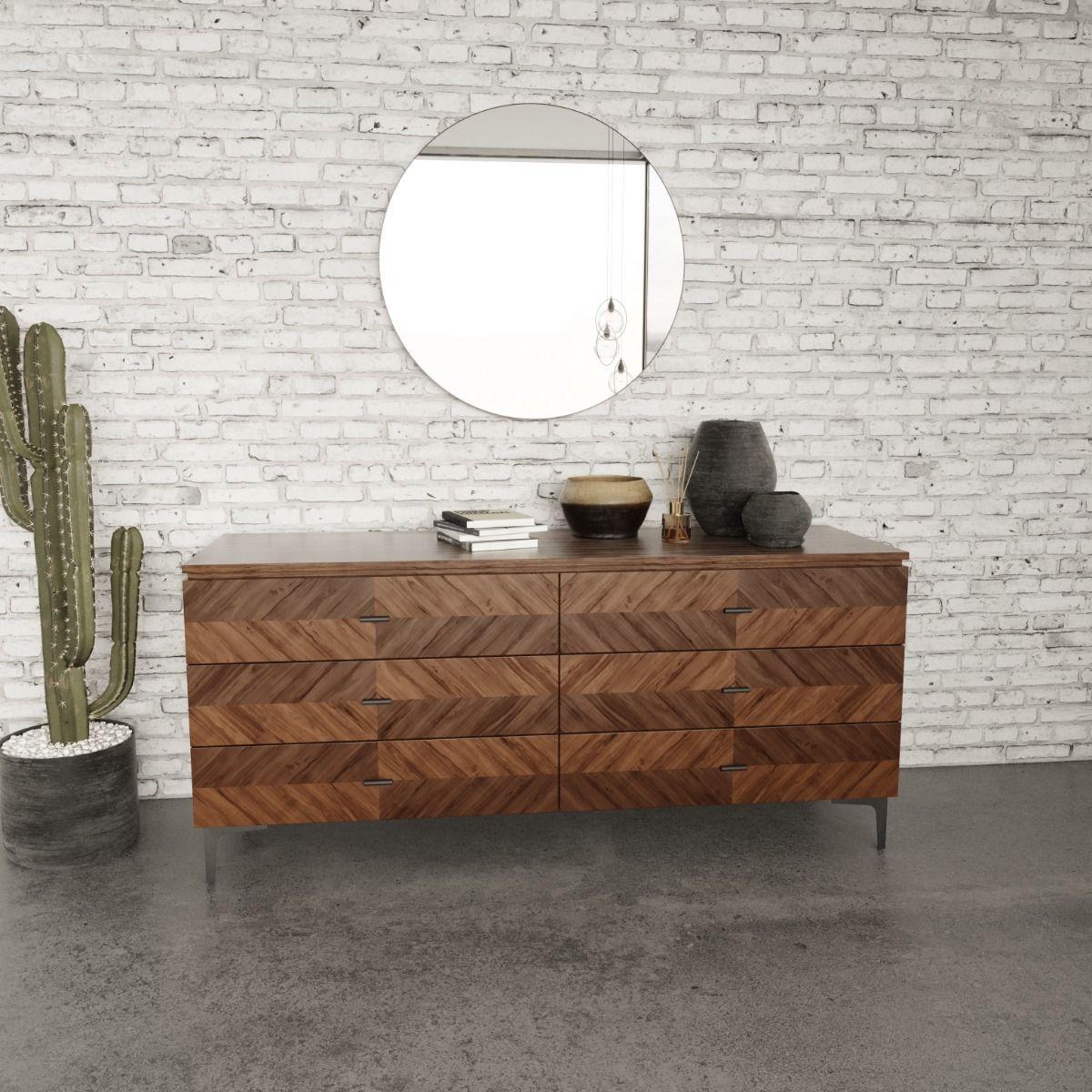 Modrest Paula Mid-Century Mirror