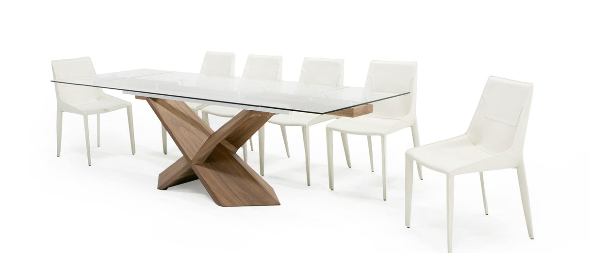 Modrest Scott Modern Dining Table - galleria furniture outlet