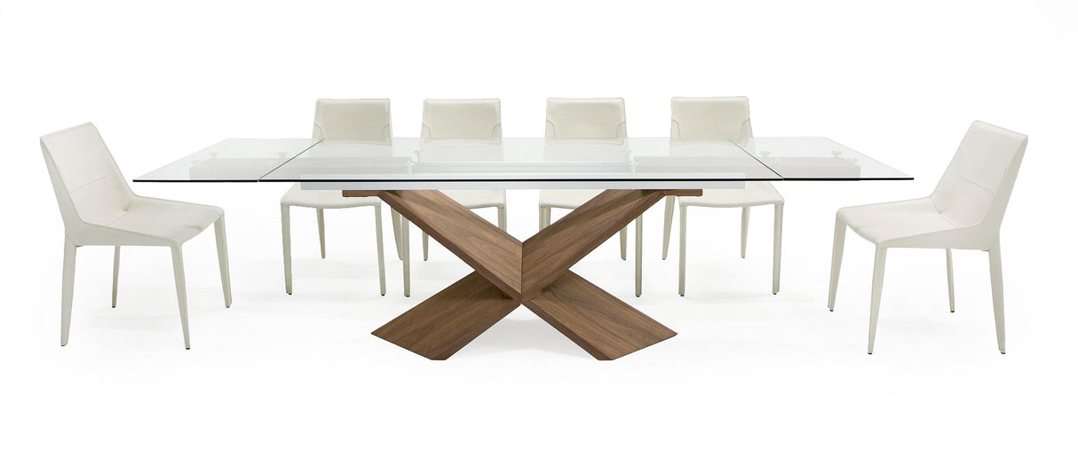Modrest Scott Modern Dining Table - galleria furniture outlet