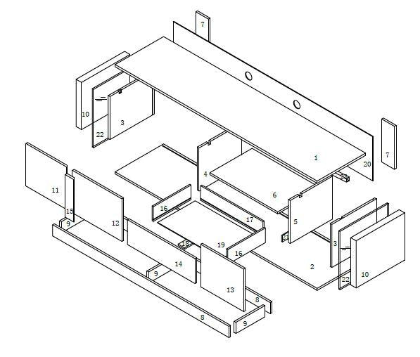 Modrest Vision Modern Tv Stand