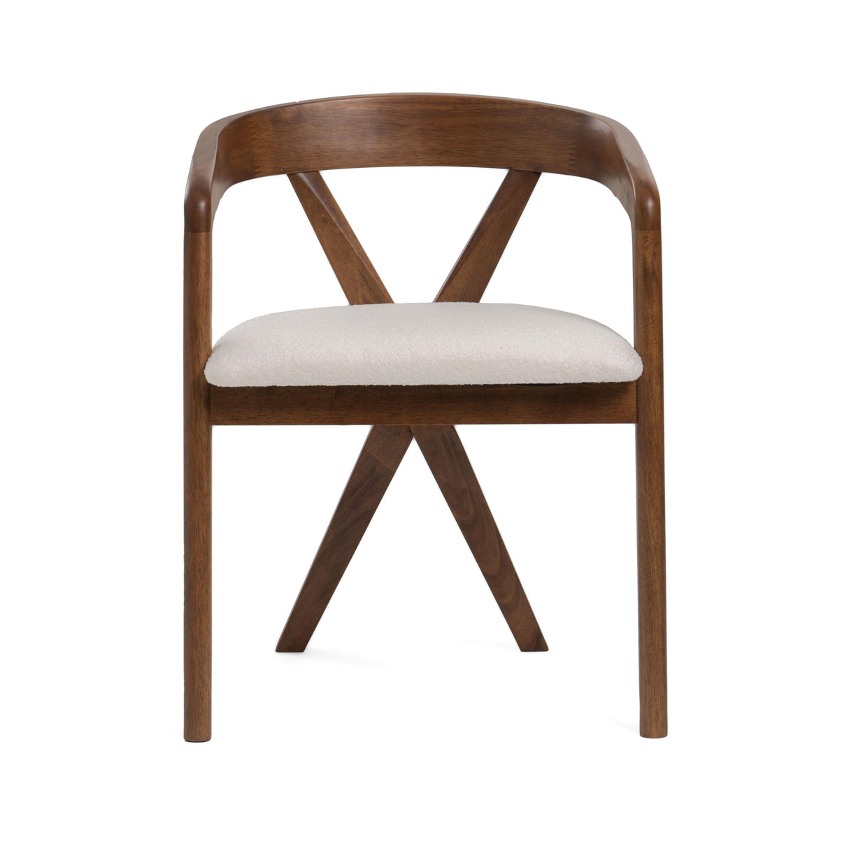 Modrest Weiss Modern Dining Chair - galleria furniture outlet