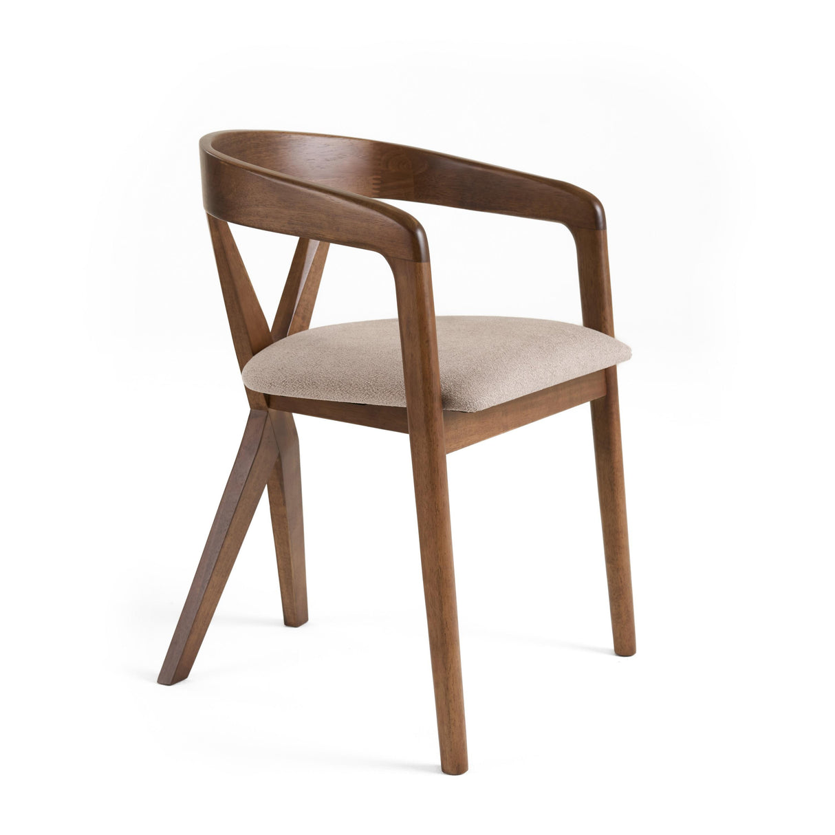 Modrest Weiss Modern Dining Chair - galleria furniture outlet