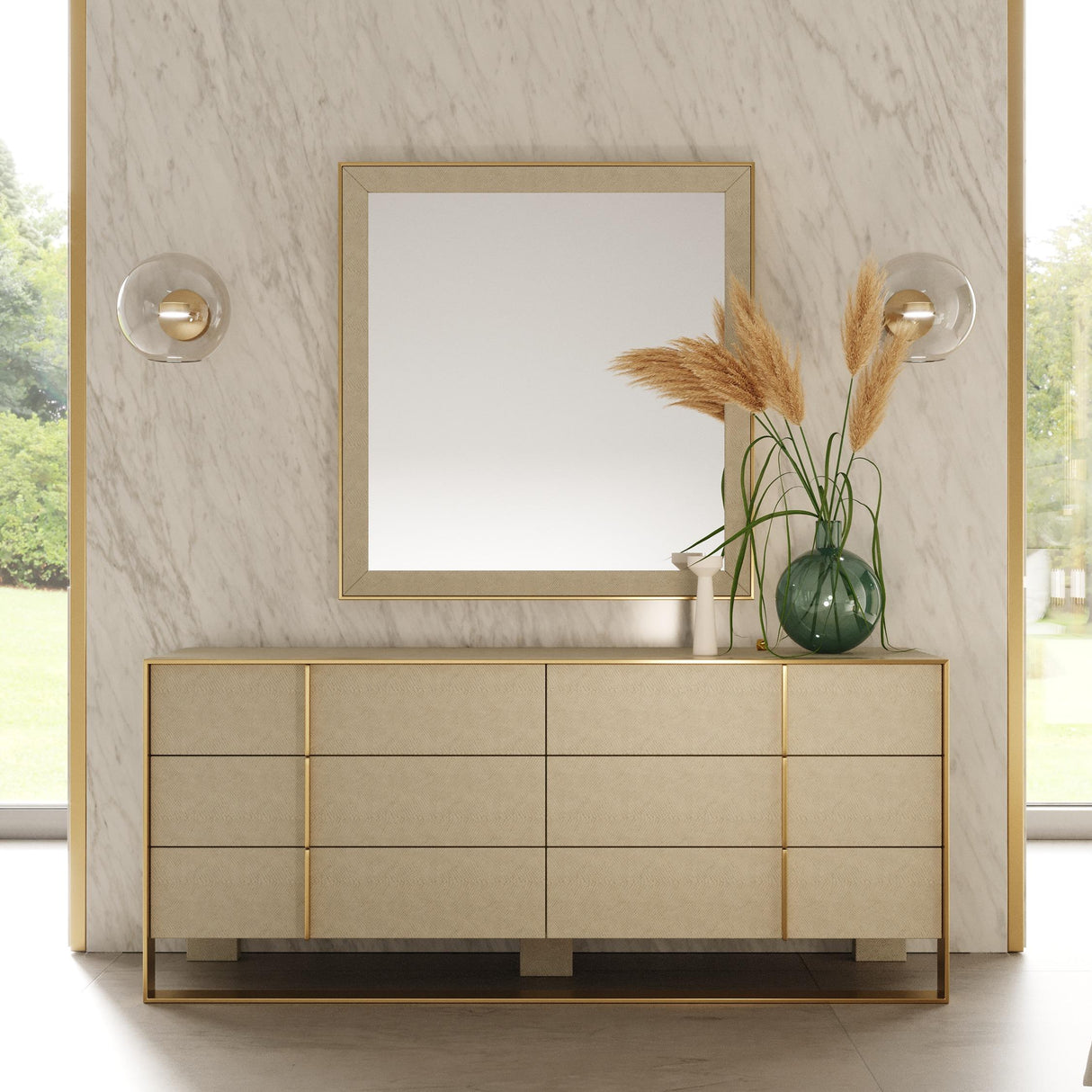 Nova Domus Cartier Modern Dresser - galleria furniture outlet