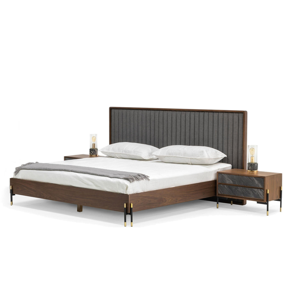Nova Domus Metcalf Mid-Century Bed - galleria furniture outlet