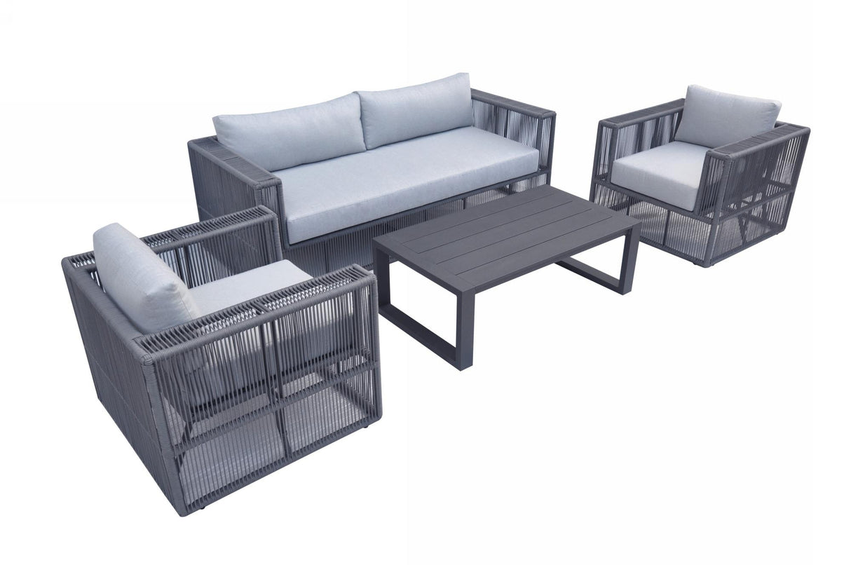 Renava Whimsy Modern Outdoor Sofa Set - galleria furniture outlet