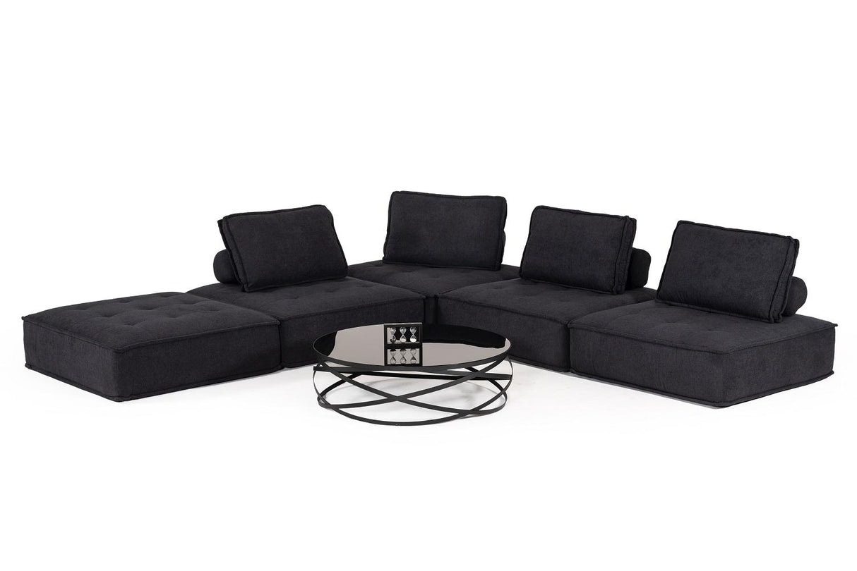 Divani Casa Nolden Modern Sectional Sofa - galleria furniture outlet