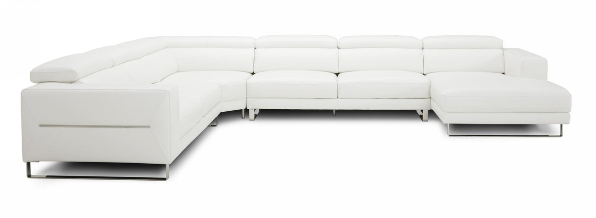 Divani Casa Hawkey Contemporary Sectional Sofa