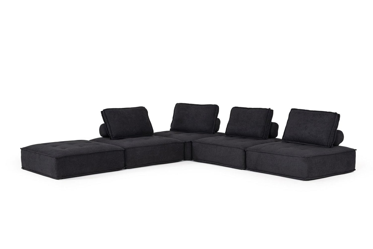 Divani Casa Nolden Modern Sectional Sofa - galleria furniture outlet