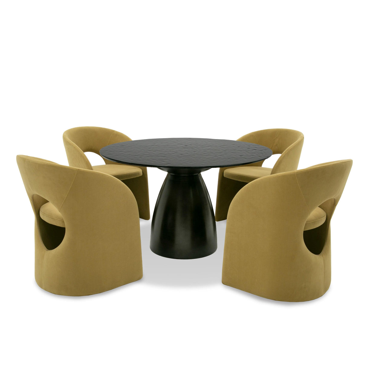 Modrest Calexico Contemporary Dining Table - galleria furniture outlet