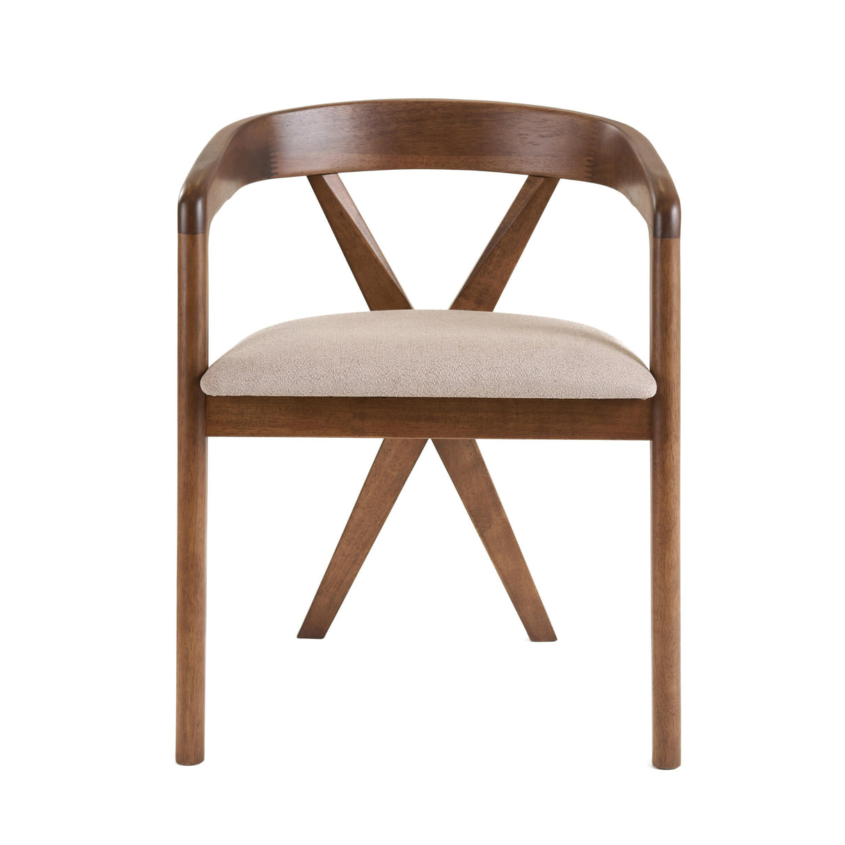 Modrest Weiss Modern Dining Chair - galleria furniture outlet