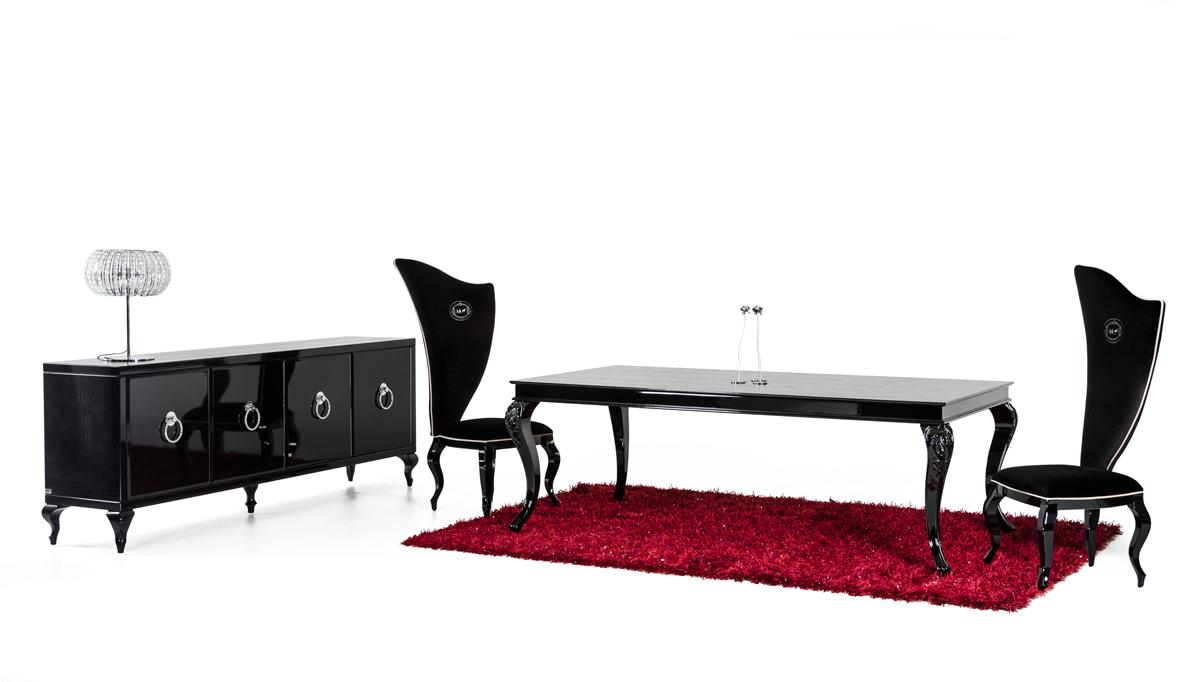 A&X Sovereign Transitional Dining Table - galleria furniture outlet