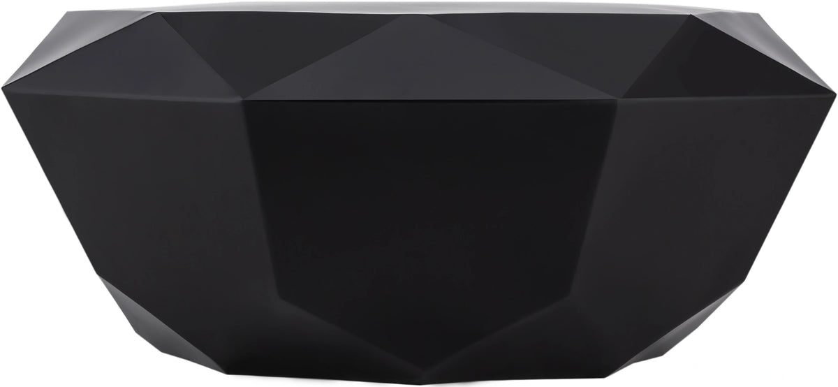 Gemma Matte Black Coffee Table