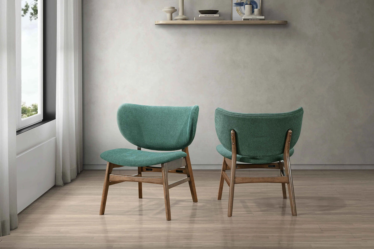 Adler Upholstered Lounge Chair-Green