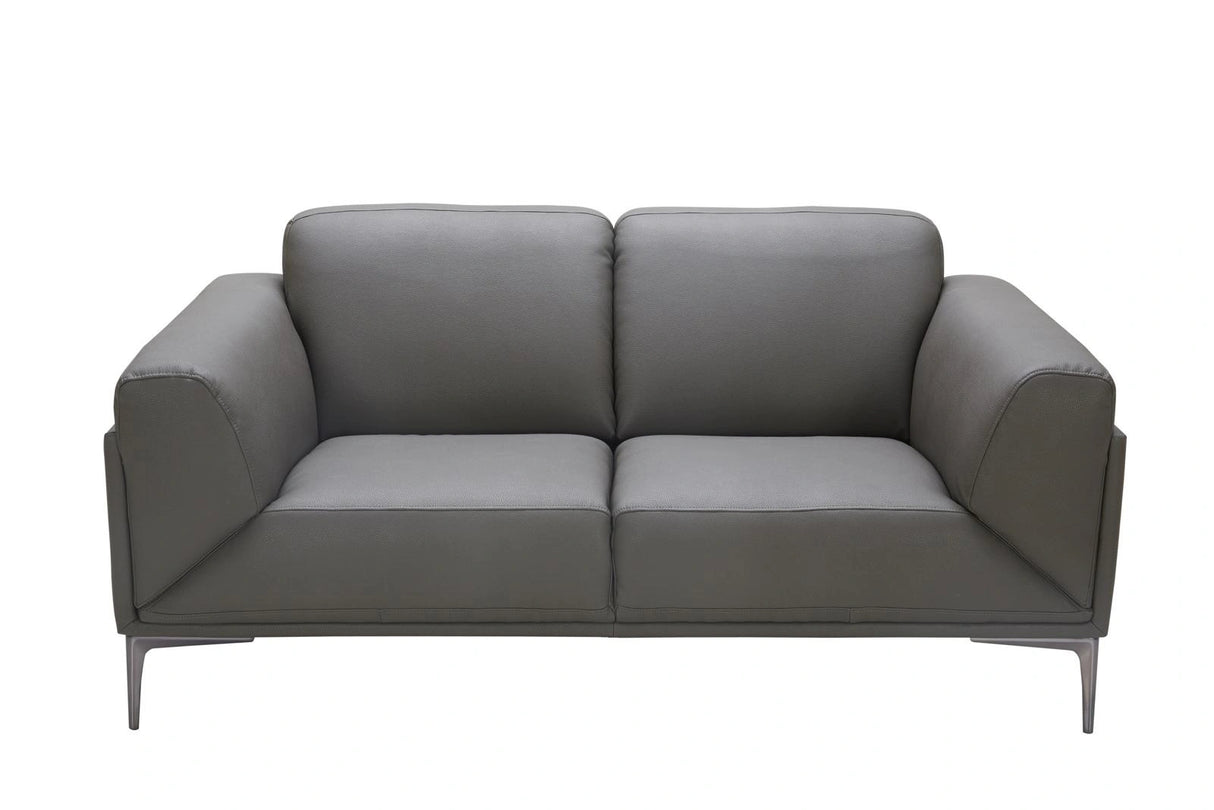 J&M Furniture Knight Loveseat in Grey