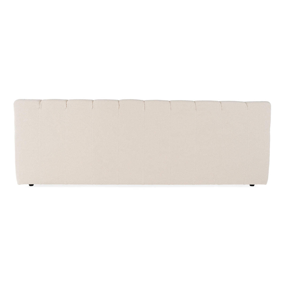 Tyree - Modern Tufted Off-White Fabric Bed