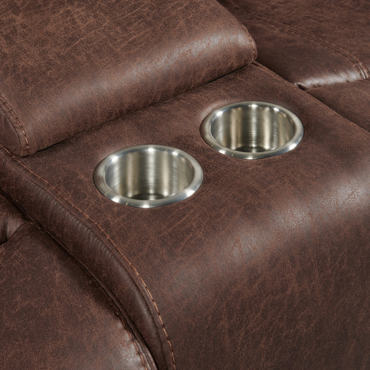 Atlantis Living Room Set in Heritage Brown