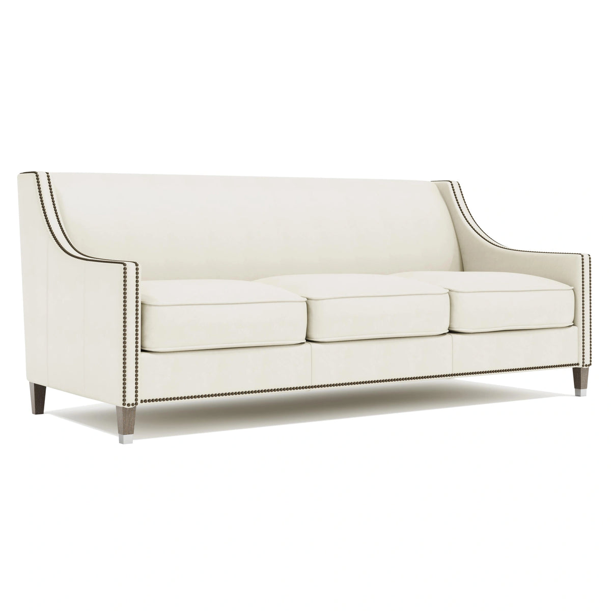 Palisades Leather Sofa Without Pillows