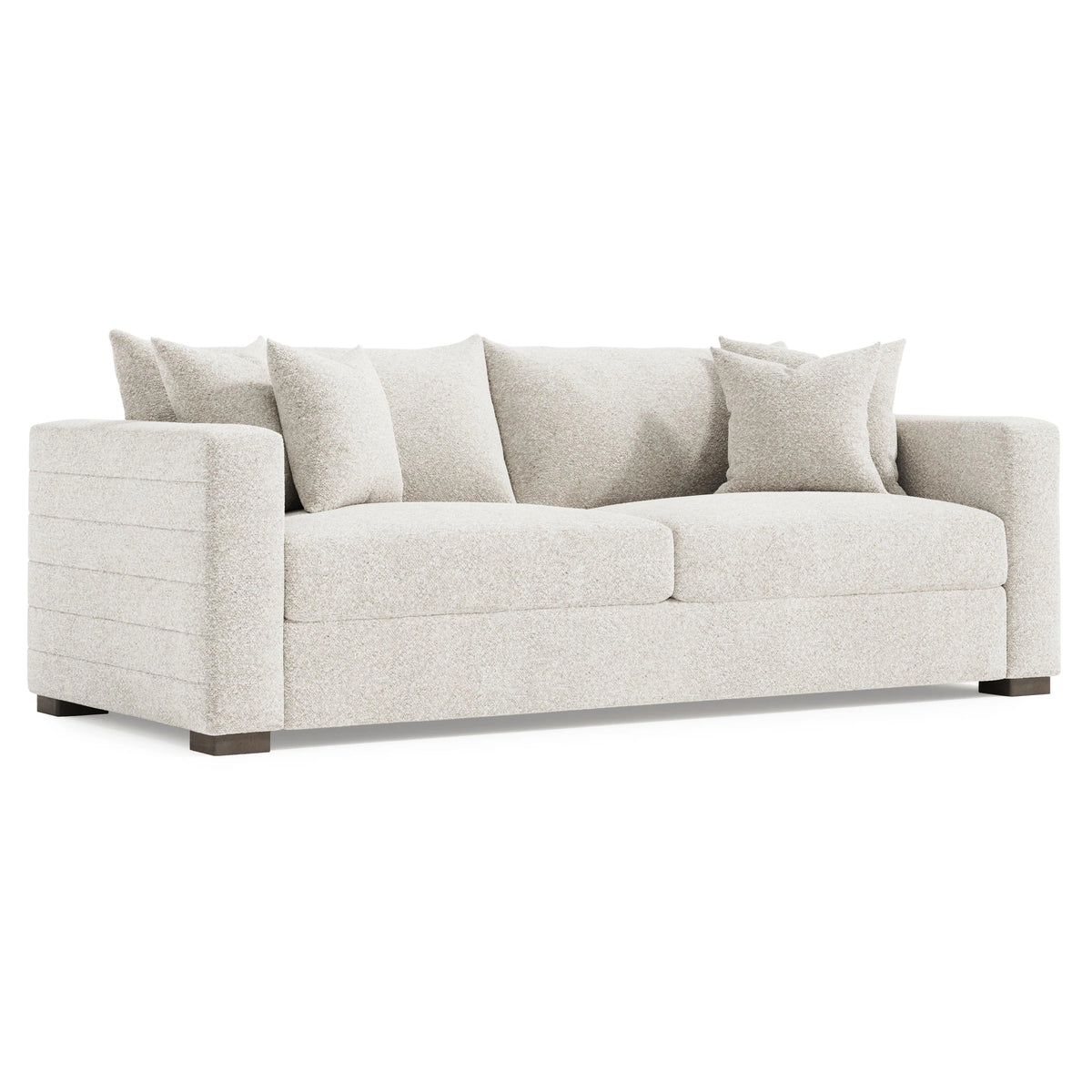 Helena Fabric Sofa Wood Foot
