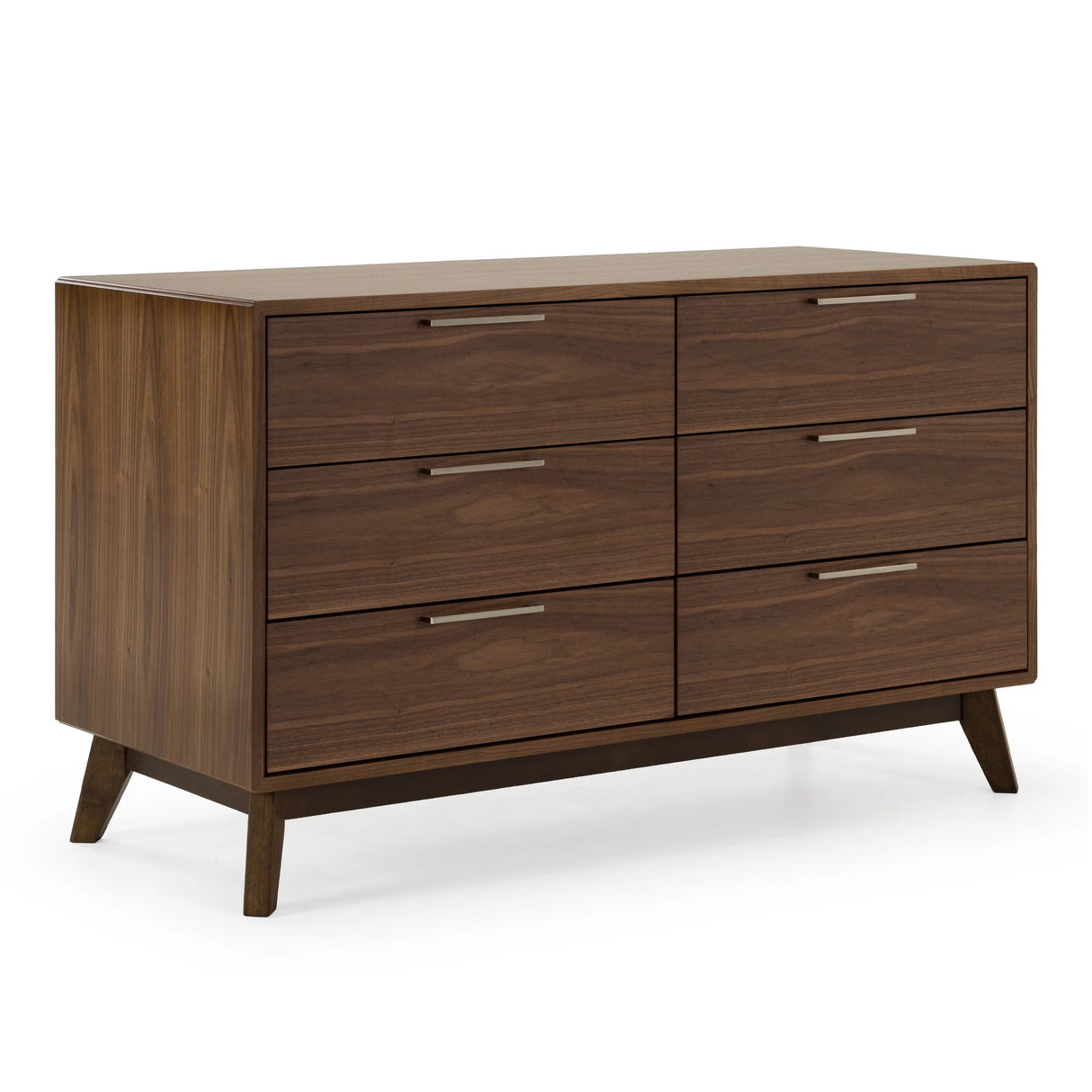 Yolonda + Soria - Modern Beige Fabric + Walnut 4-Piece Bedroom Set