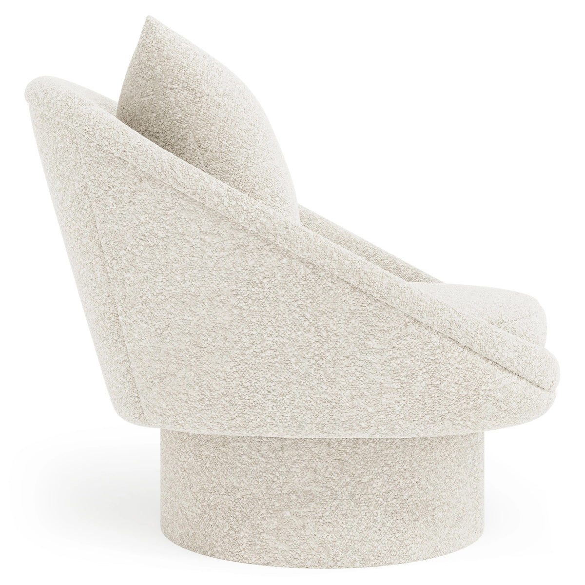 Lucia Fabric Swivel Chair