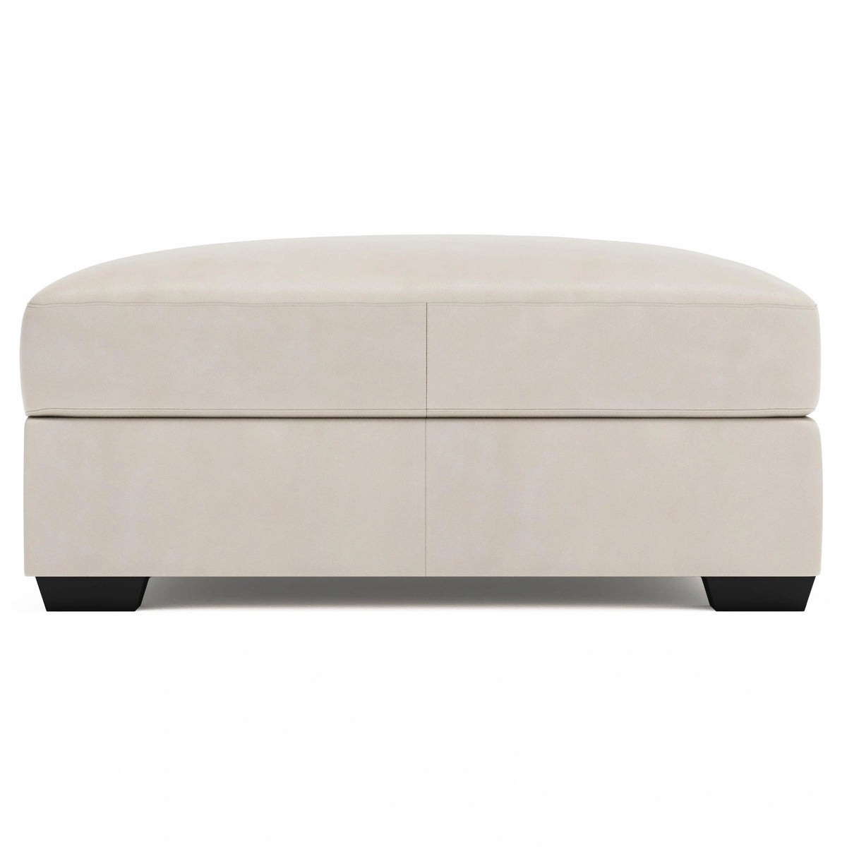 Dawkins Leather Ottoman