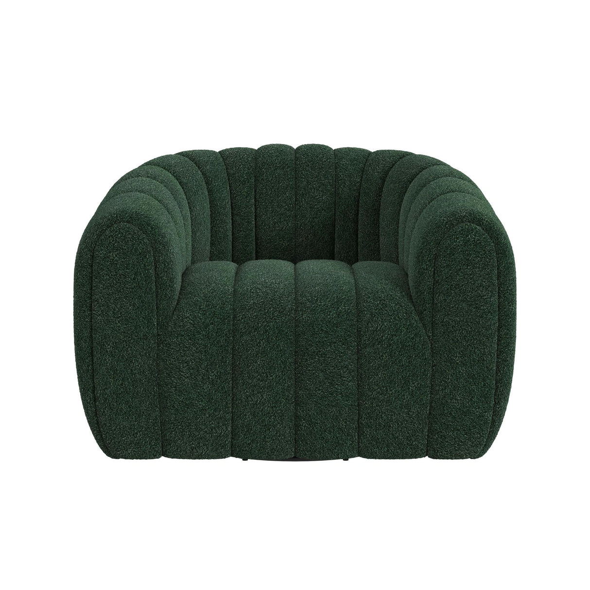 Flamingo Swivel Chair in Ching Hunter Green