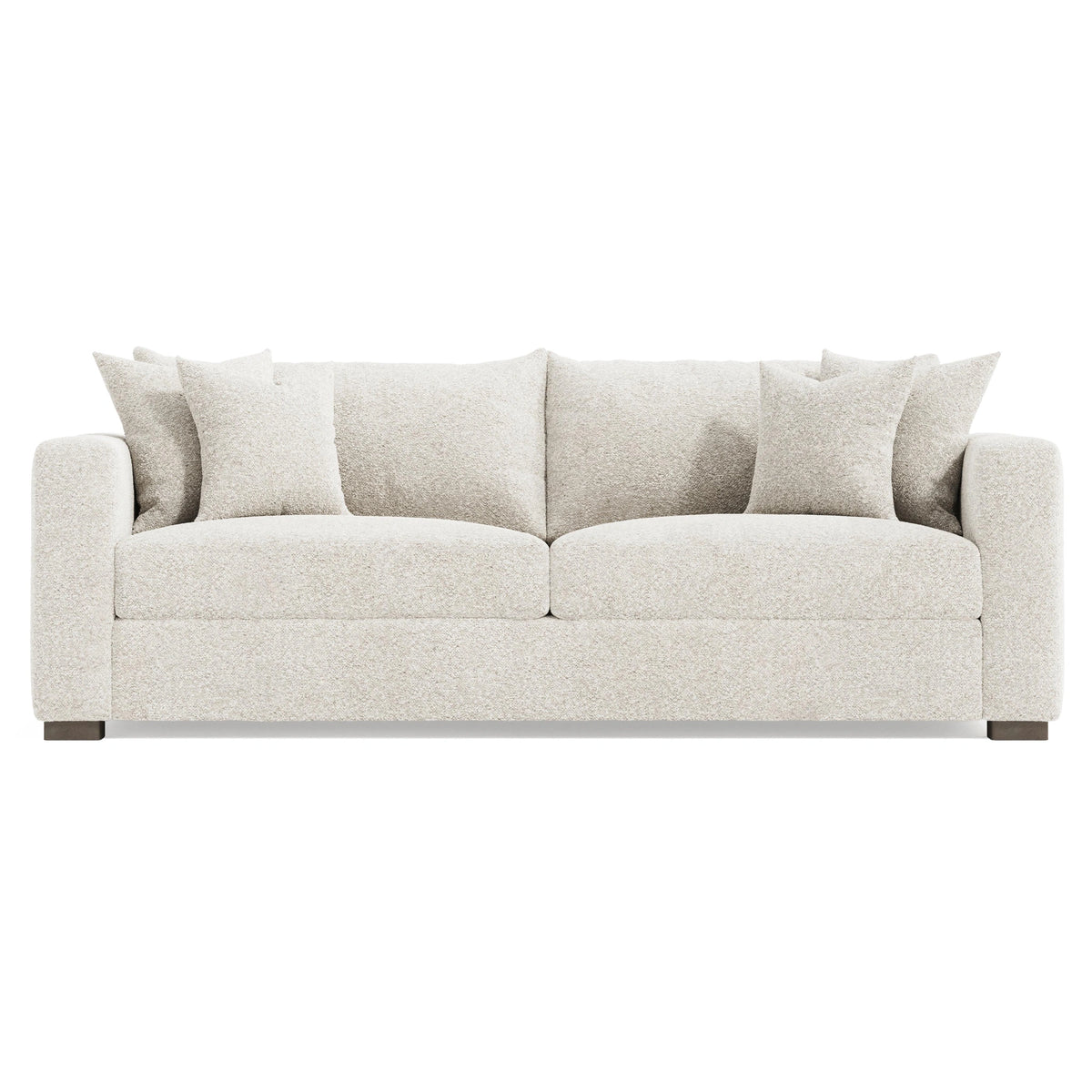 Helena Fabric Sofa Wood Foot