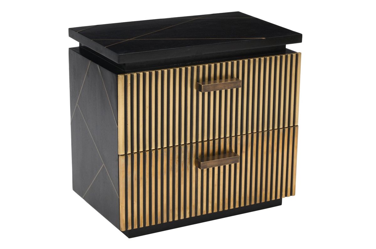 Galaxy Home Allure Nightstand Black image