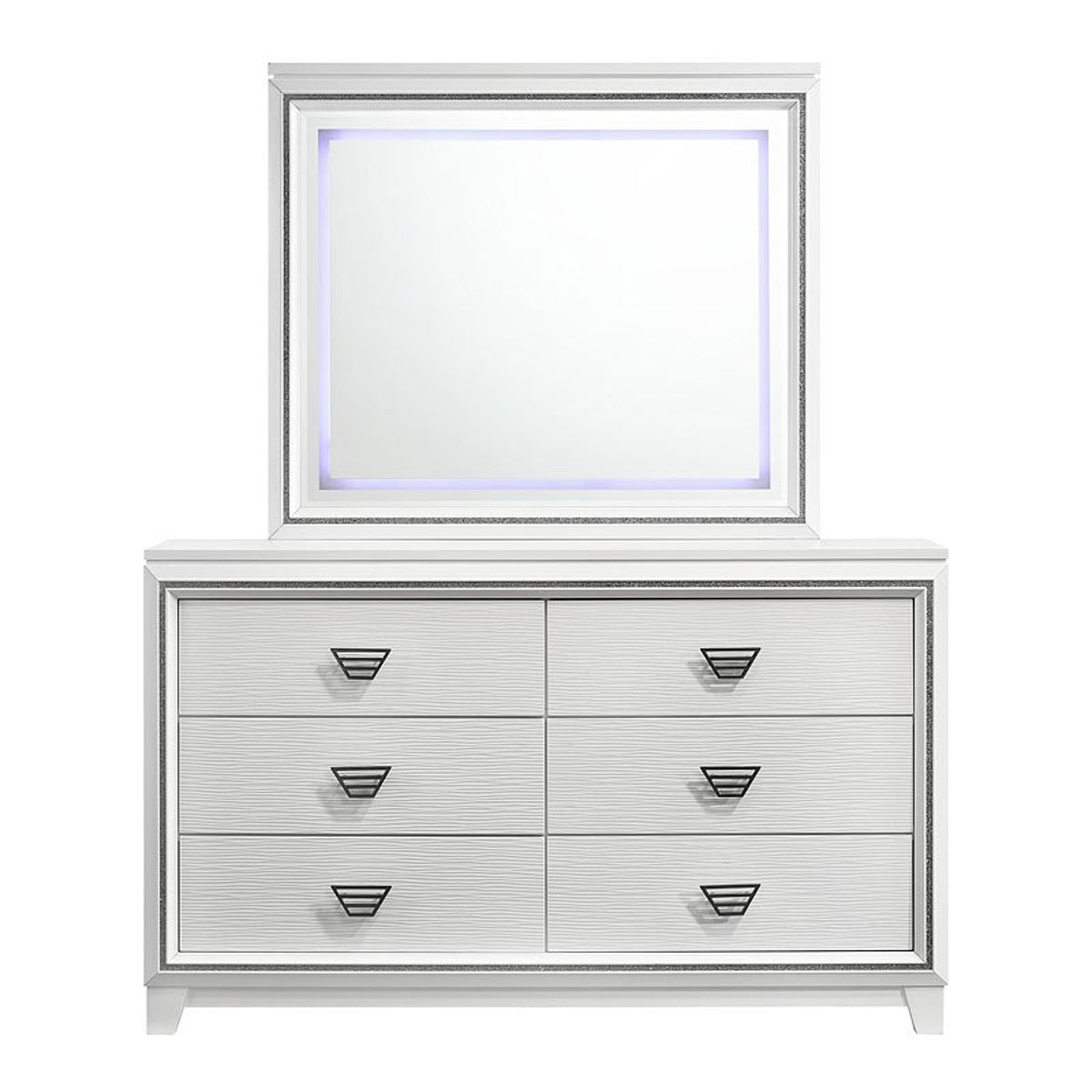Elements International Moondance Dresser in White