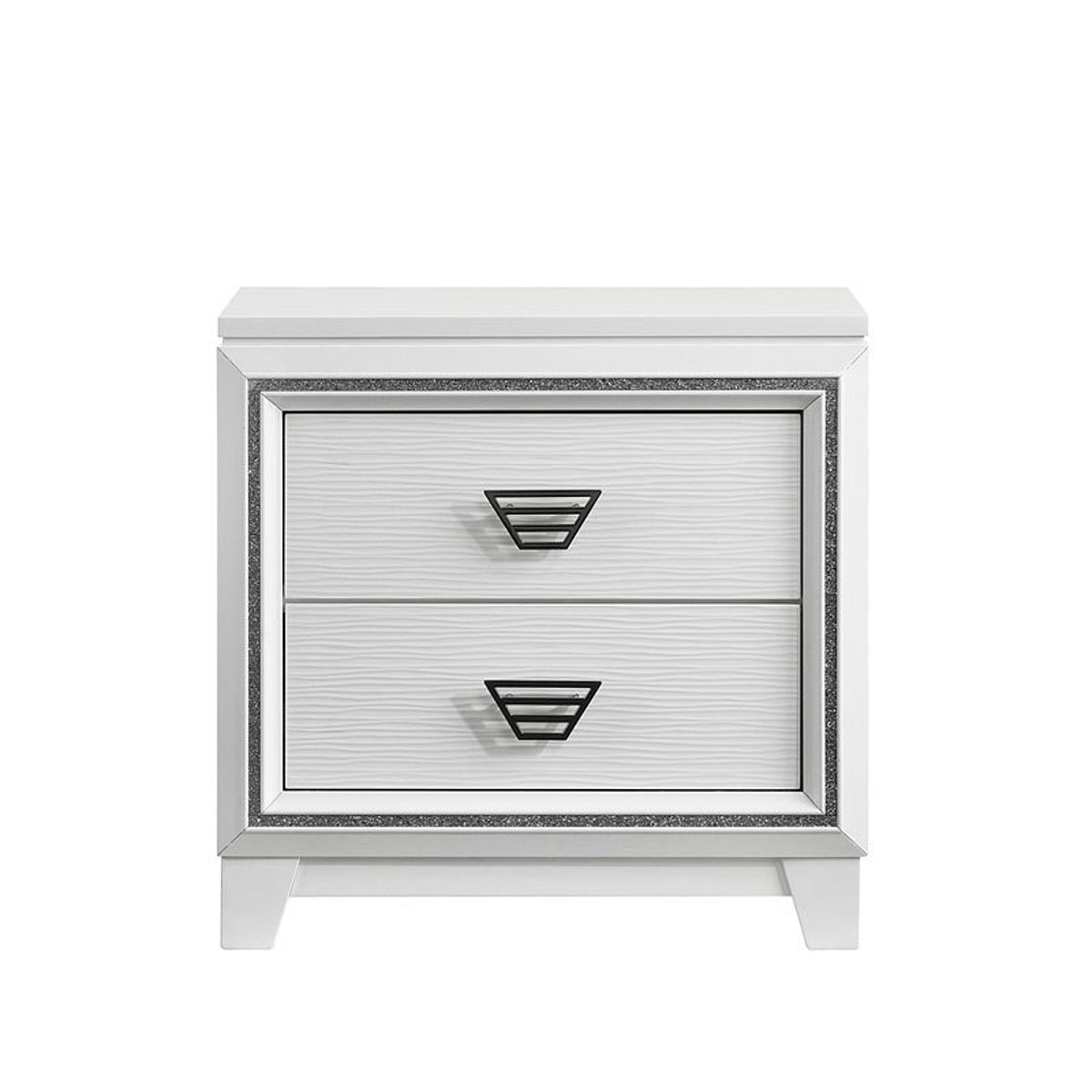 Elements International Moondance Nightstand in White