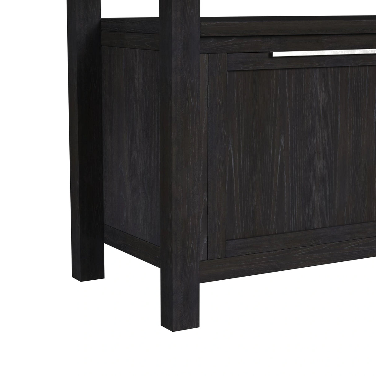Transcend Counter Table with 20" Leaf in Charcoal