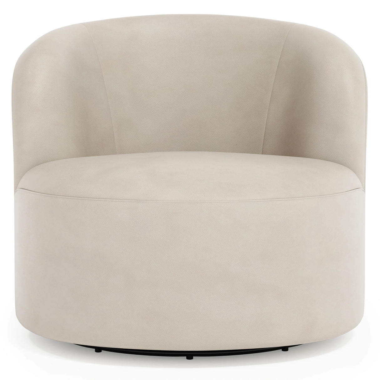 Elle Leather Swivel Chair