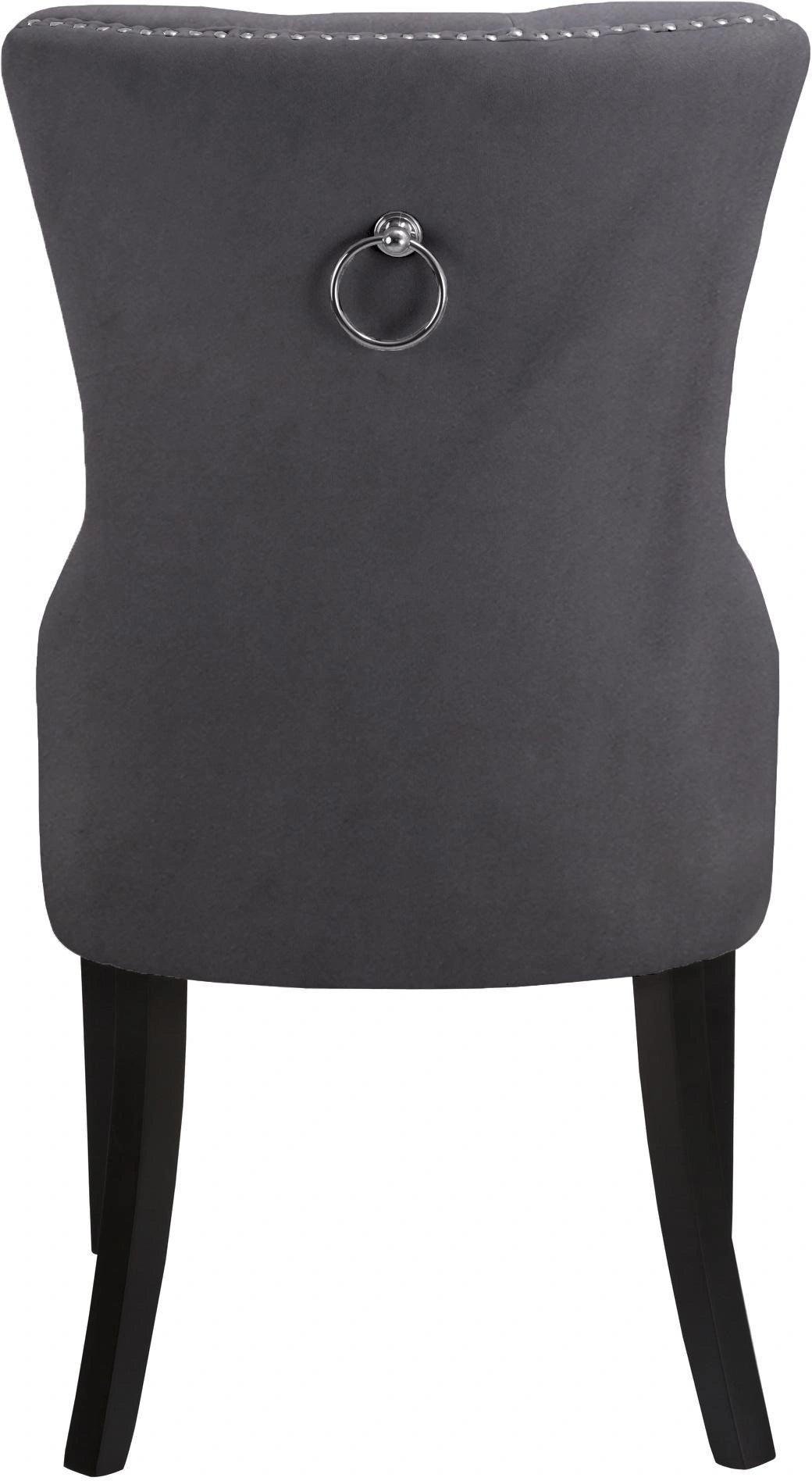 Nikki Grey Velvet Dining Chair