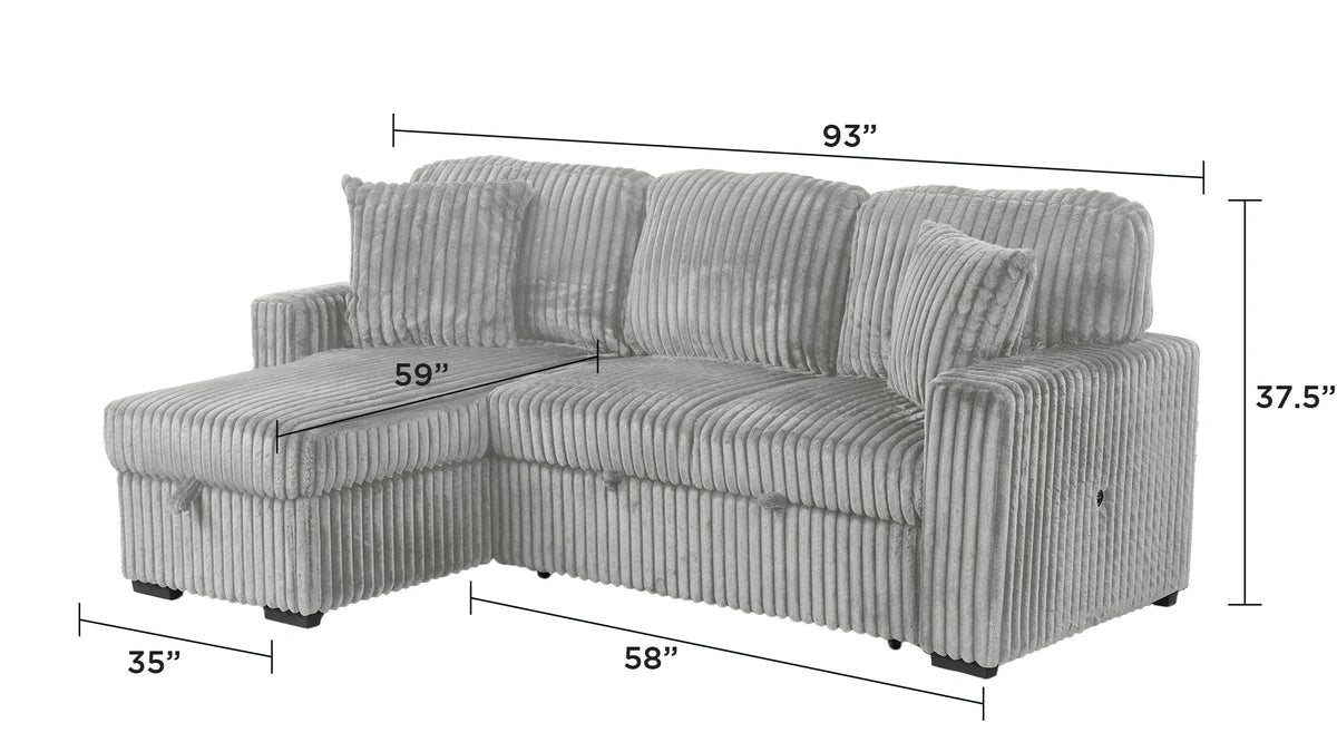 Plush Sectional