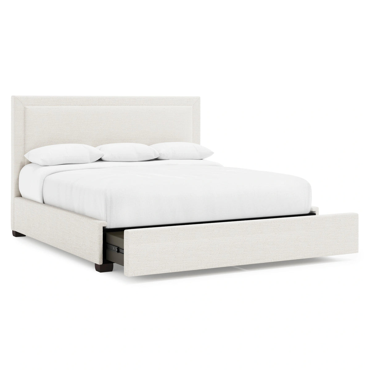 Morgan Fabric Storage Panel Bed Queen (54" H)