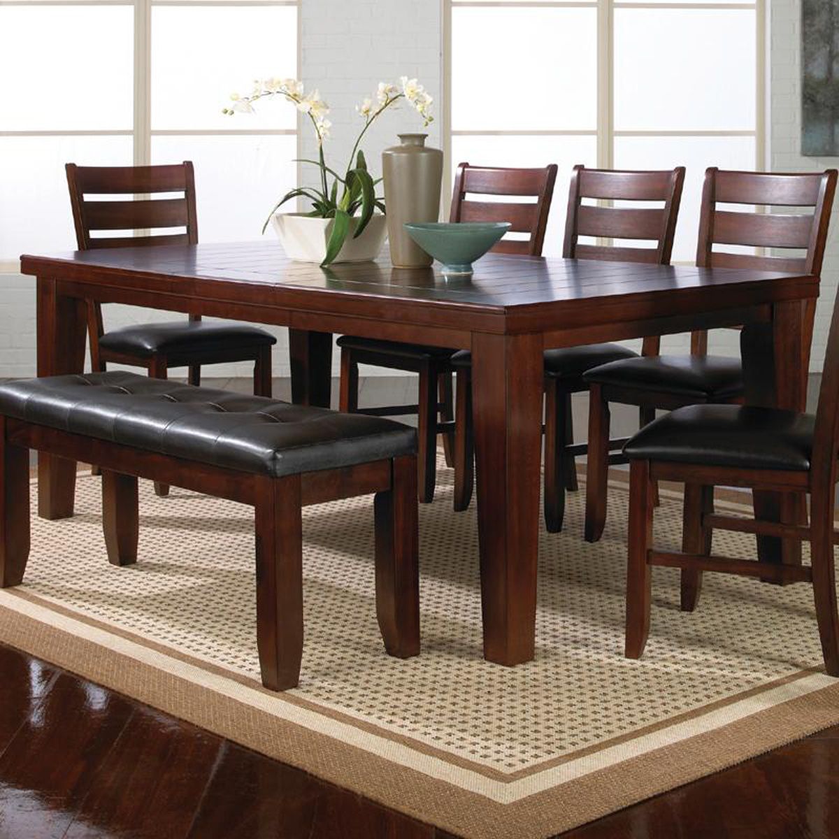 Crown Mark Bardstown Dining Table in Espresso