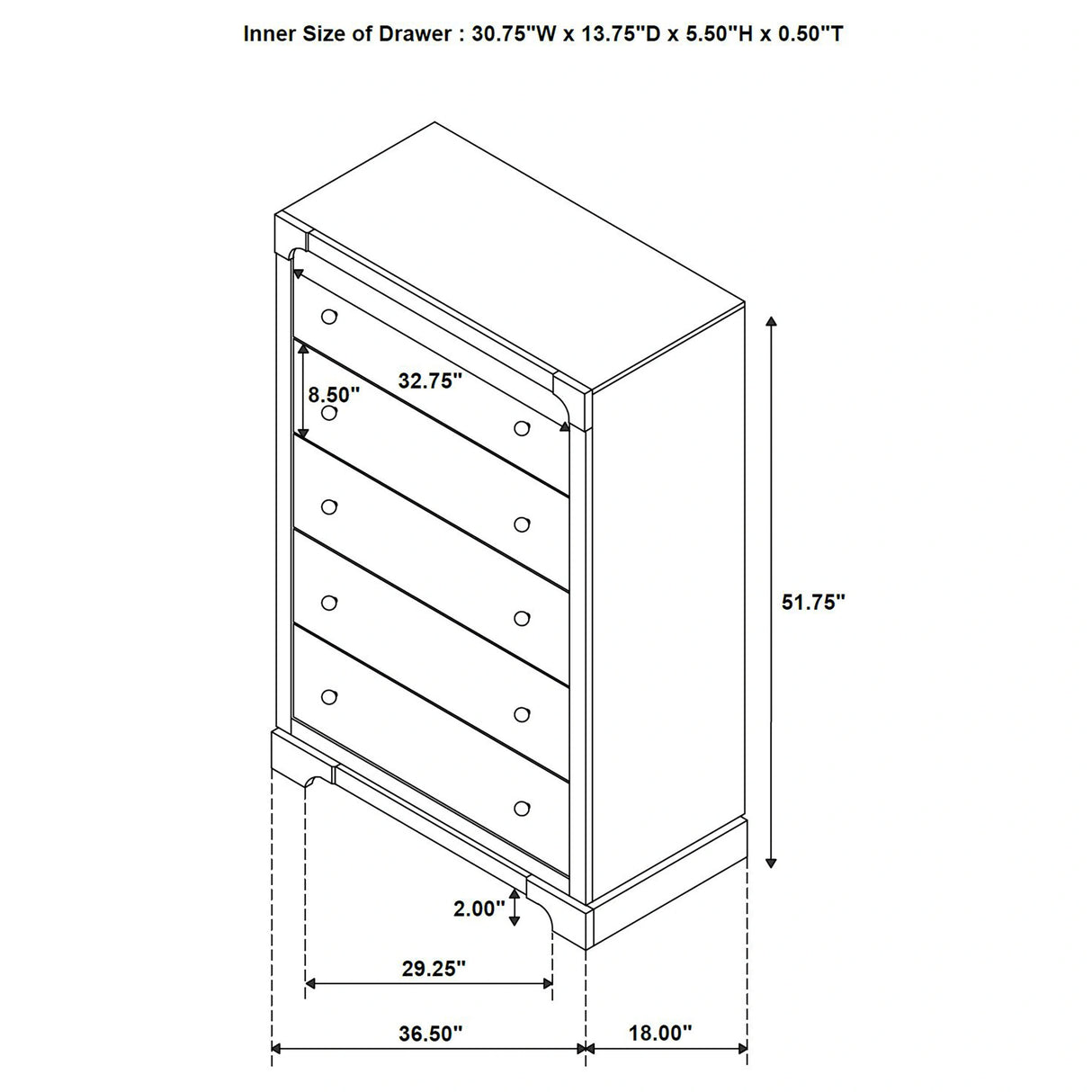 Gran Park Chest of Drawers