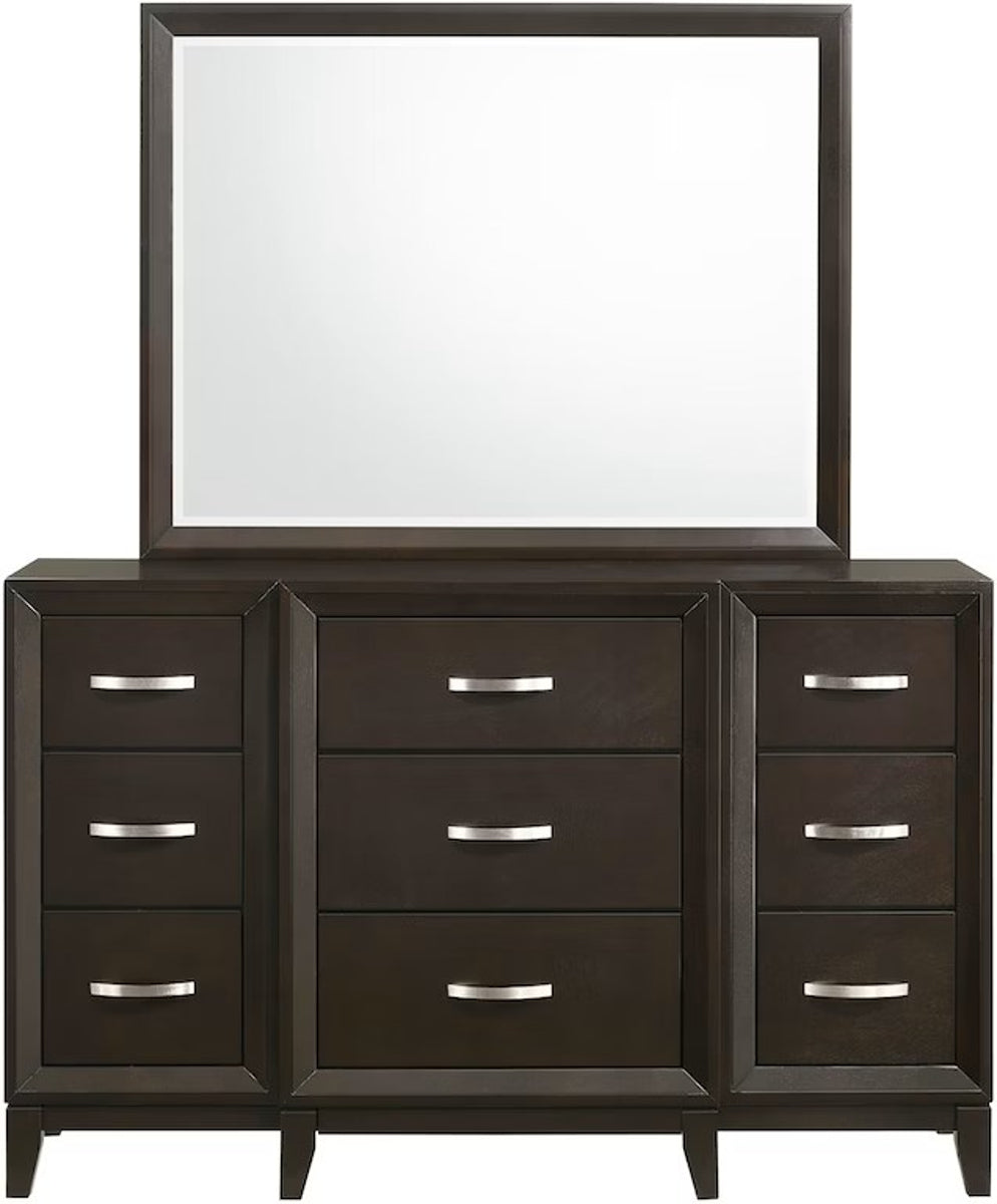 Elements International Beaumont Youth Dresser in Merlot