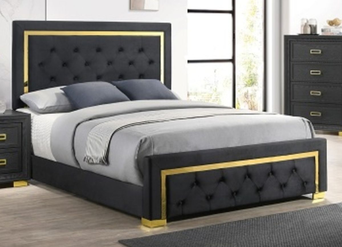 Crown Mark Furniture Pepe Queen Upholstered Bed image