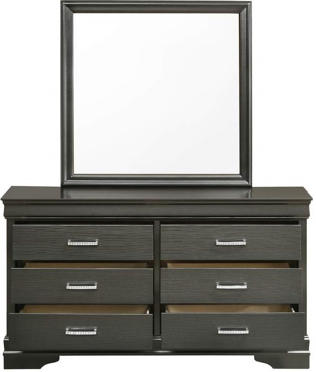 Galaxy Home Brooklyn Dresser in Gray - galleria furniture outlet