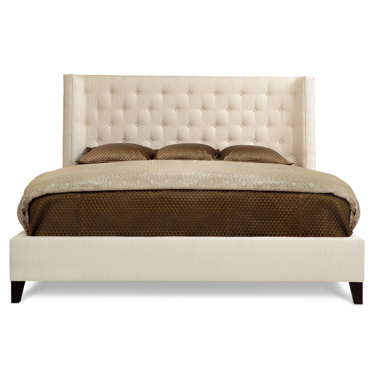 Maxime Fabric Shelter Bed Queen (58" H)