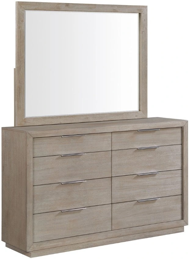 Elements International Arcadia Mirror in Grey