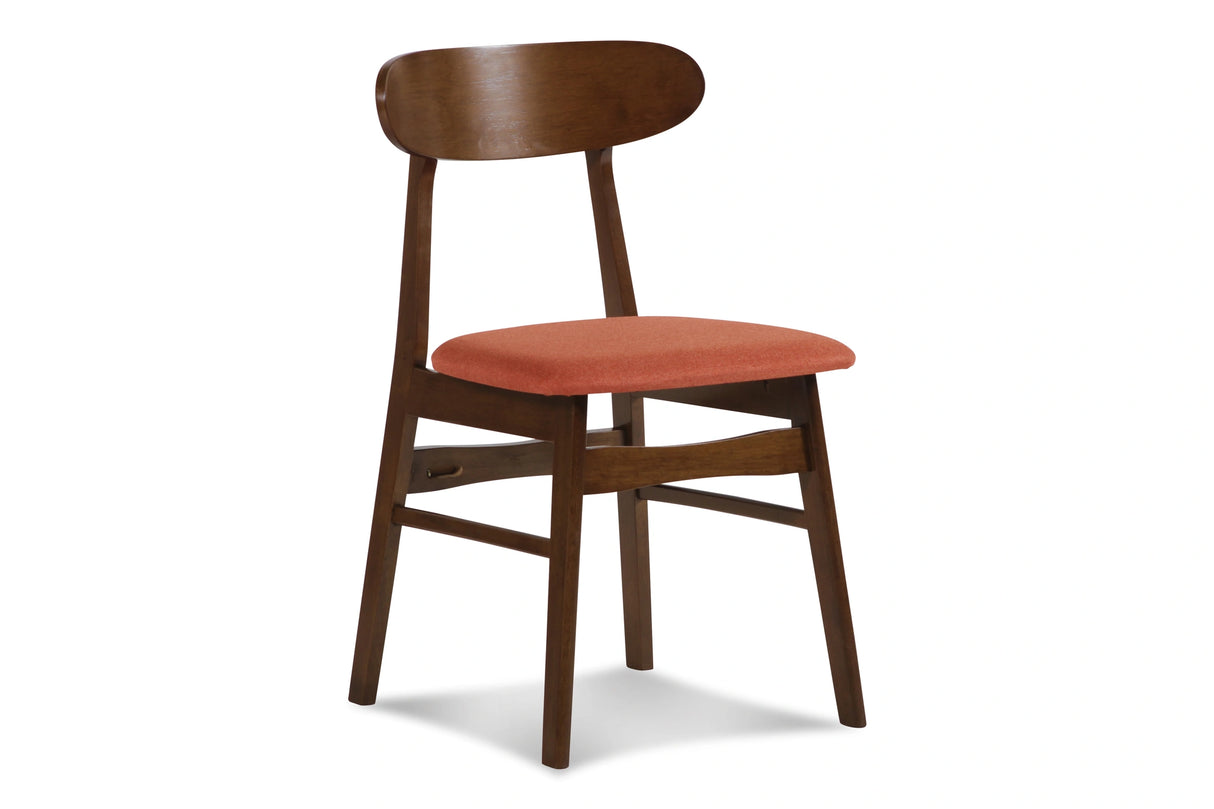 Morocco Dining Chair W/Orange Seat Cushion (2 Per Carton)