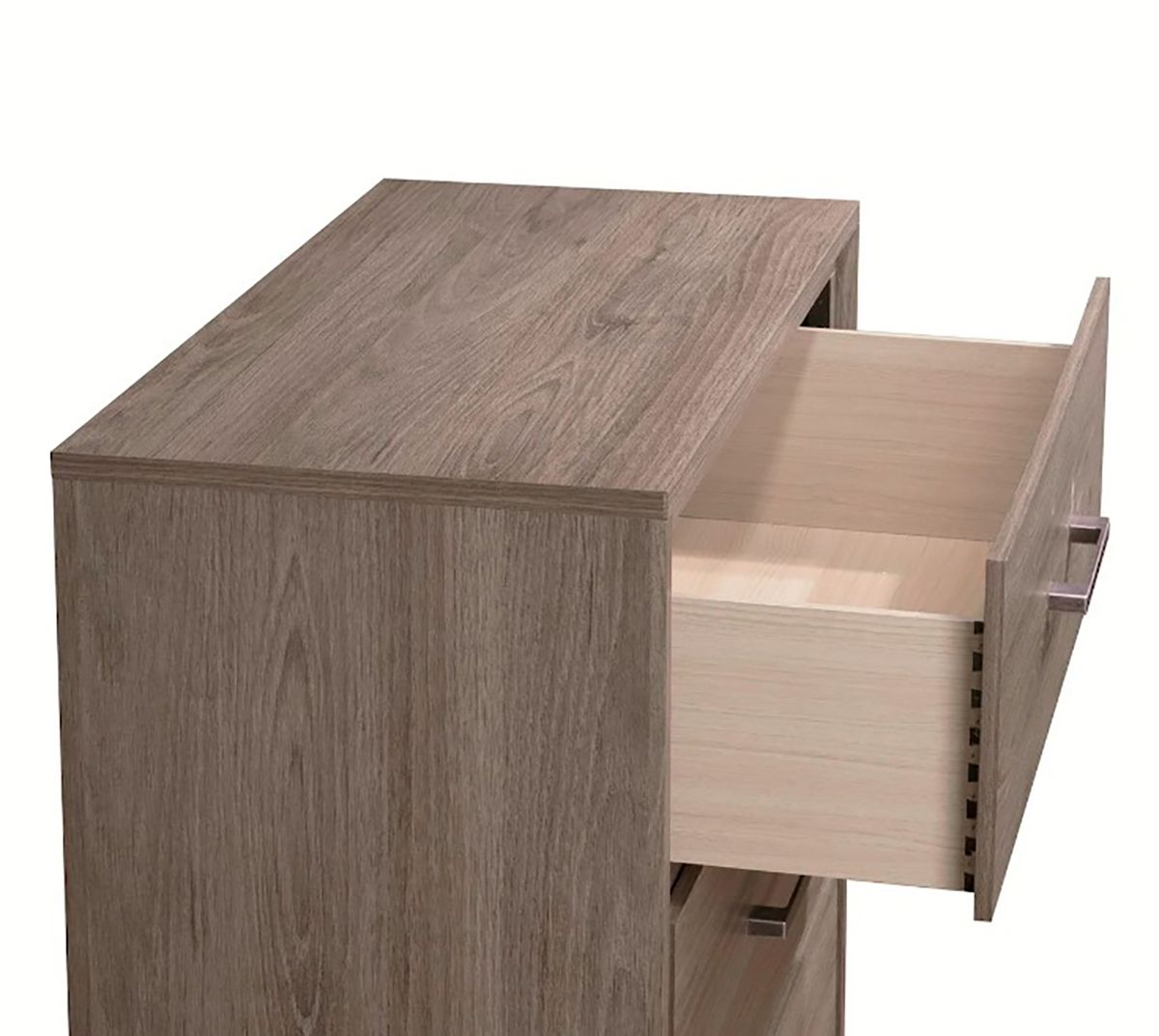 Crown Mark Furniture River 6 Drawer Dresser in Brown