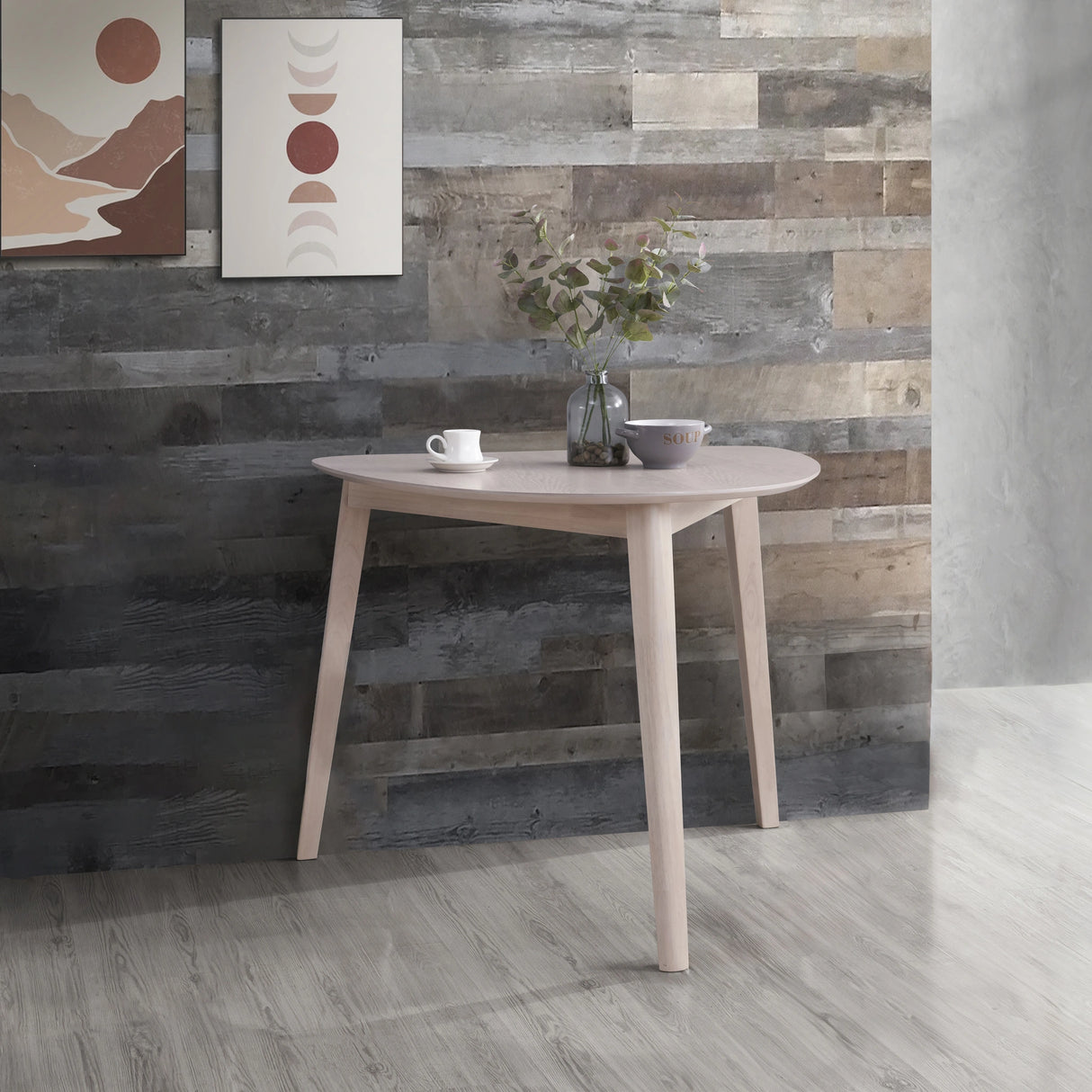 Oscar Corner Table-White Ash