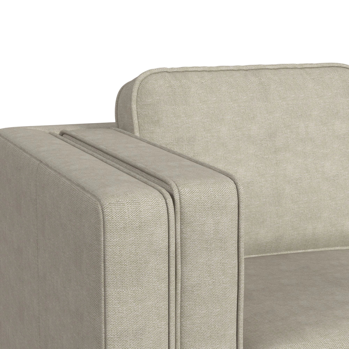 Venus Sofa with Cherry Finished Wooden Front