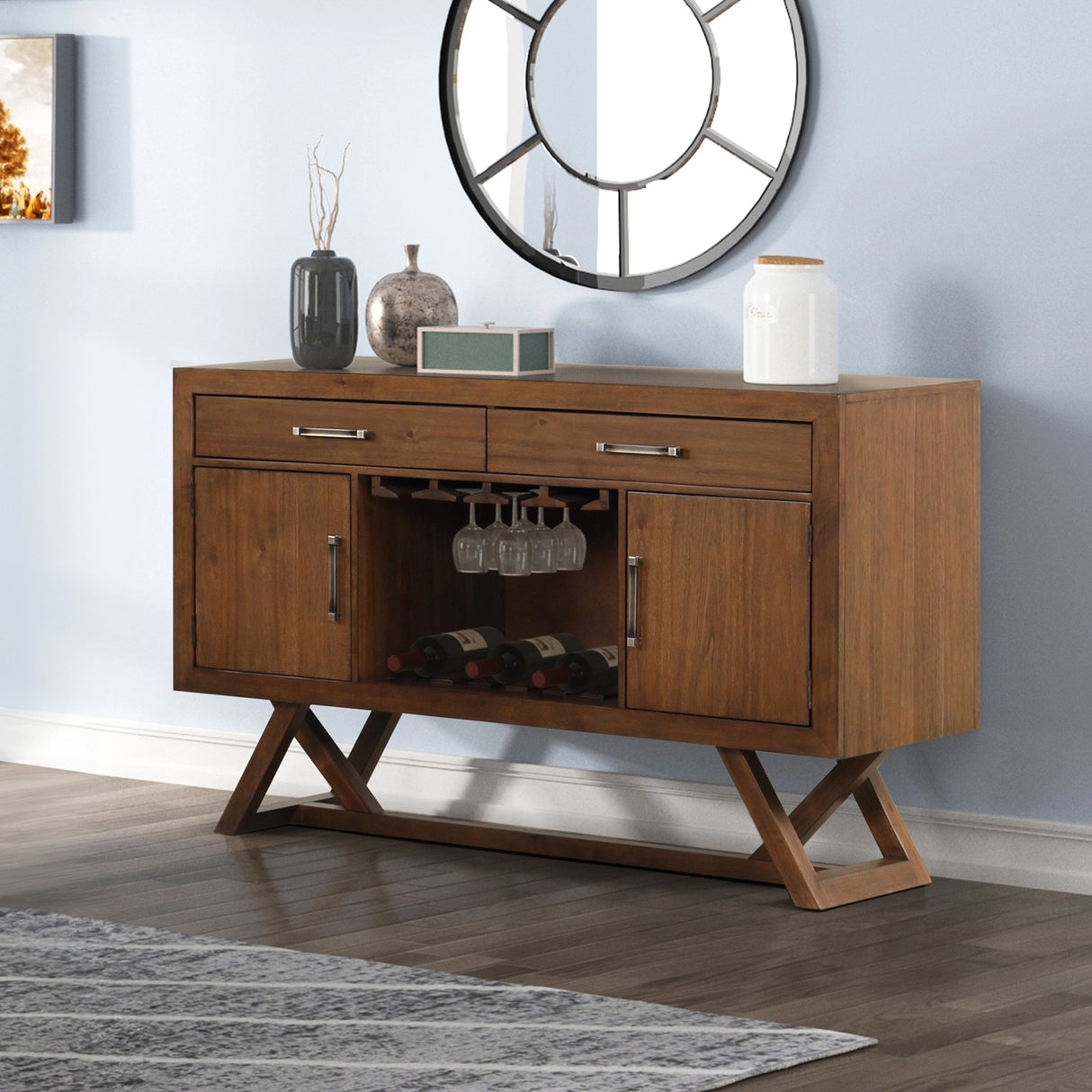 Putnam Server-Walnut