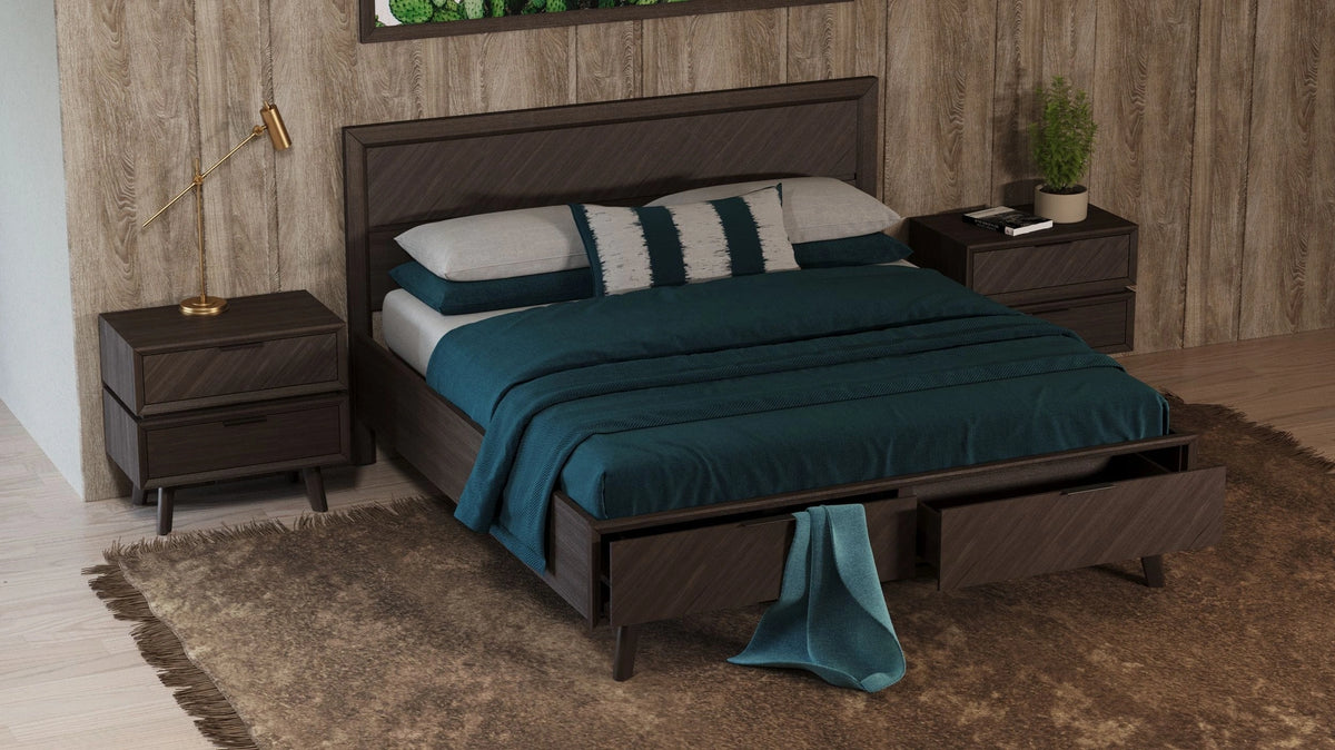 Modrest Roger Mid-Century Bedroom Set